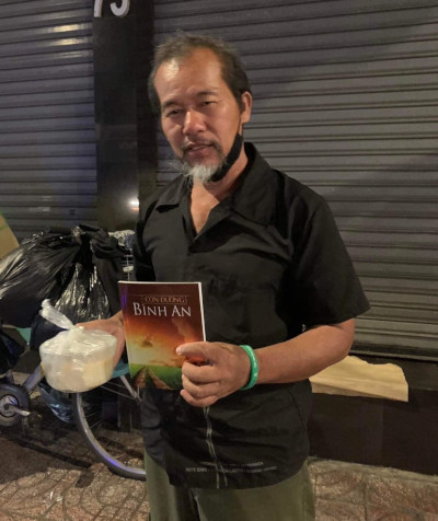 Missionary books handed out on the street